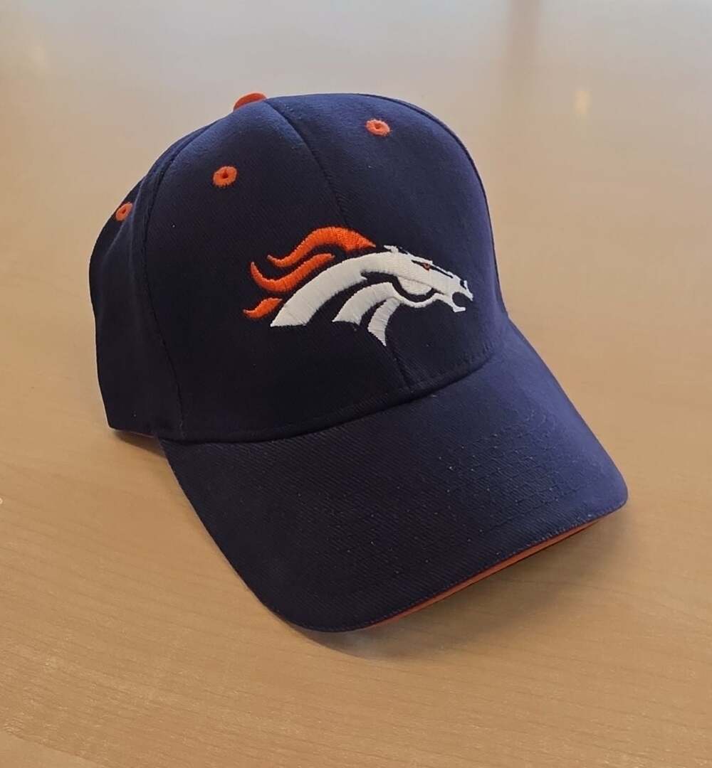 Denver Broncos NFL Football Hat Dark Blue Hook Loop Baseball Cap